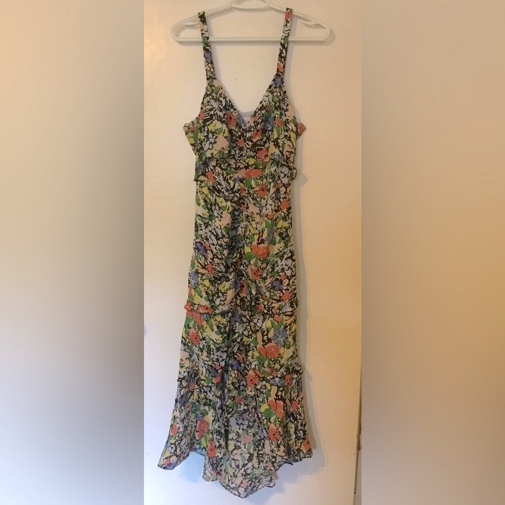 Parker Cannes Floral Dress NWT
